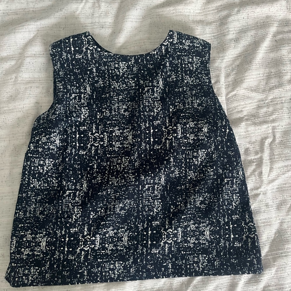 Kenar sleeveless blouse with exposed zipper back